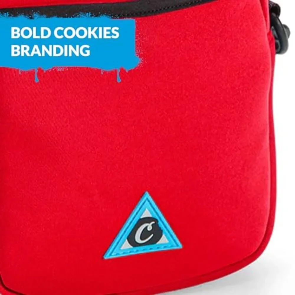 Compact Neoprene Smell Proof Crossbody Bag Adjustable Strap